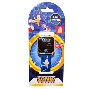 Sonic the Hedgehog LED Watch Kids Accutime Digital Wristwatch Tails Blue